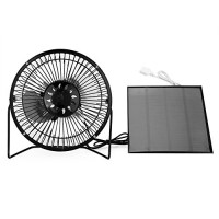 Aramox Mini Handheld Fan  Foldable Personal Portable Desk Desktop Table Cooling Fan with USB Solar Panel Powered Electric Fan for Home Travelling Fishing - B07DK3LQVT